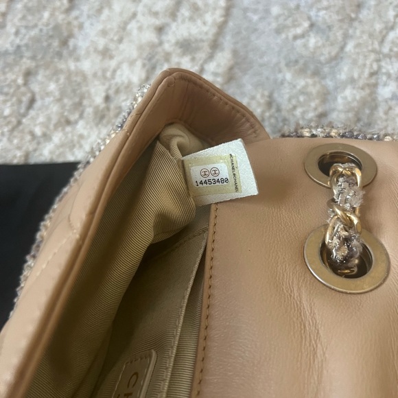 Authentic Chanel Tweedy Flap East-West Style Bag - Picture 14 of 16